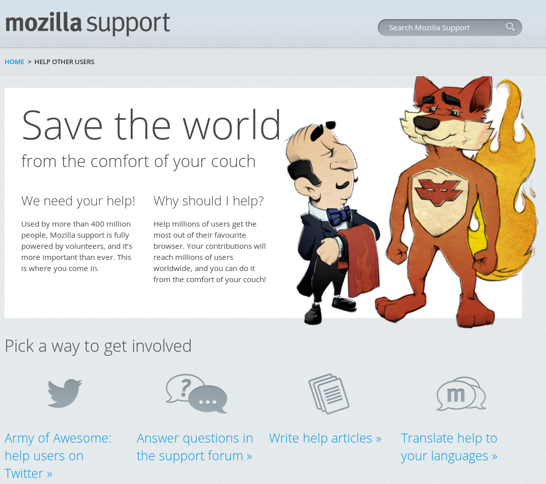 Support Mozilla